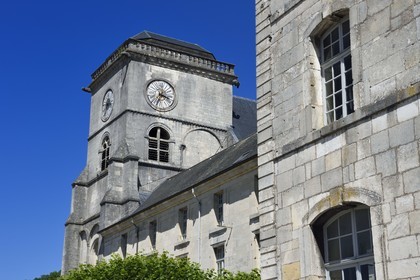 France, Meuse (55), Saint-Mihiel, église abbatiale Saint-Michel, tour du XIème siècle