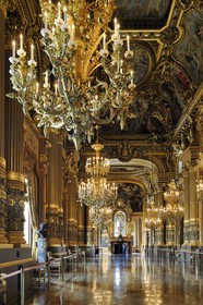 France, Paris (75), l'Opéra Garnier, le Grand Foyer