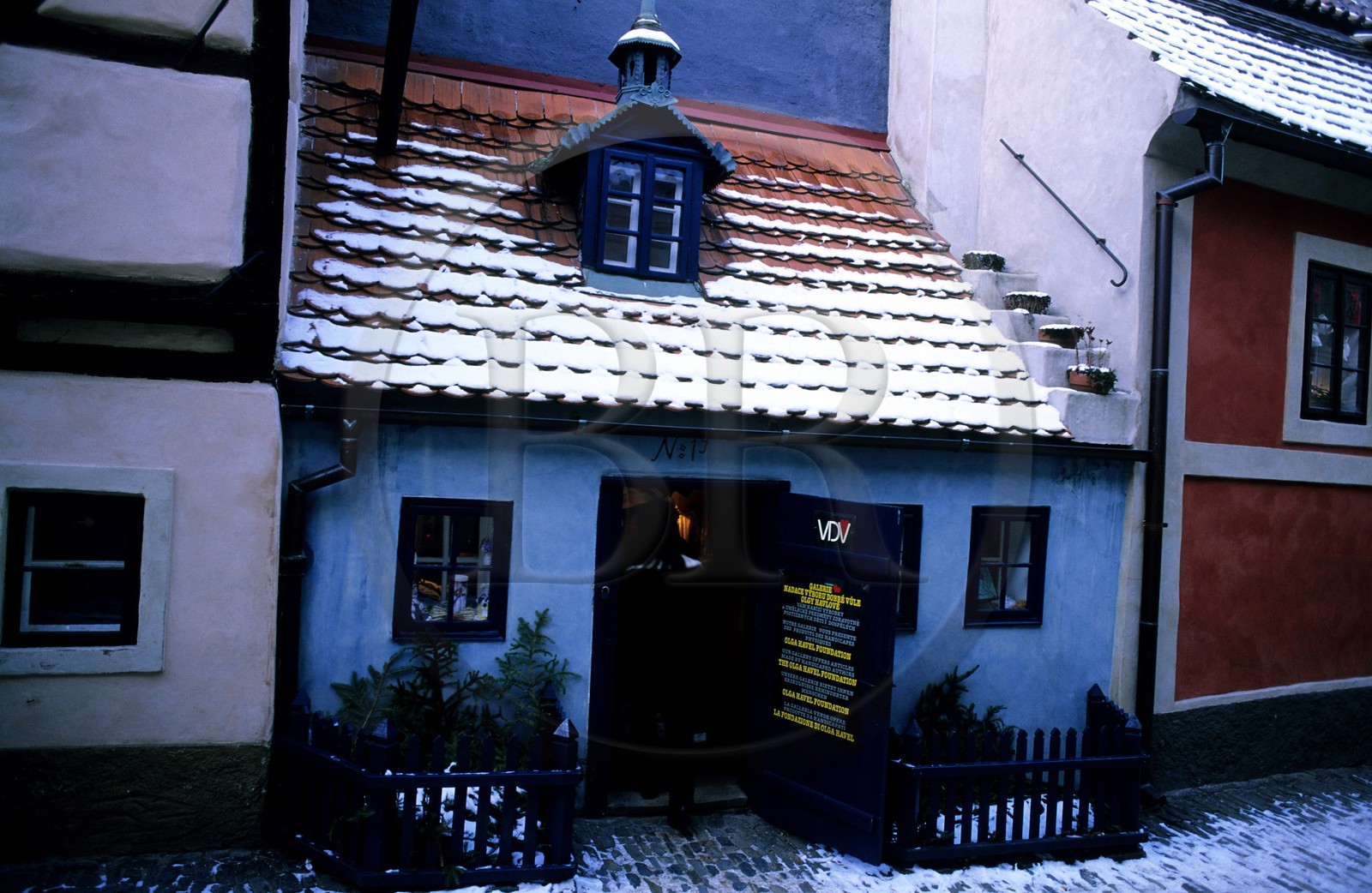 République Tchèque, Prague, le château, la Ruelle d'Or (16ème siècle)