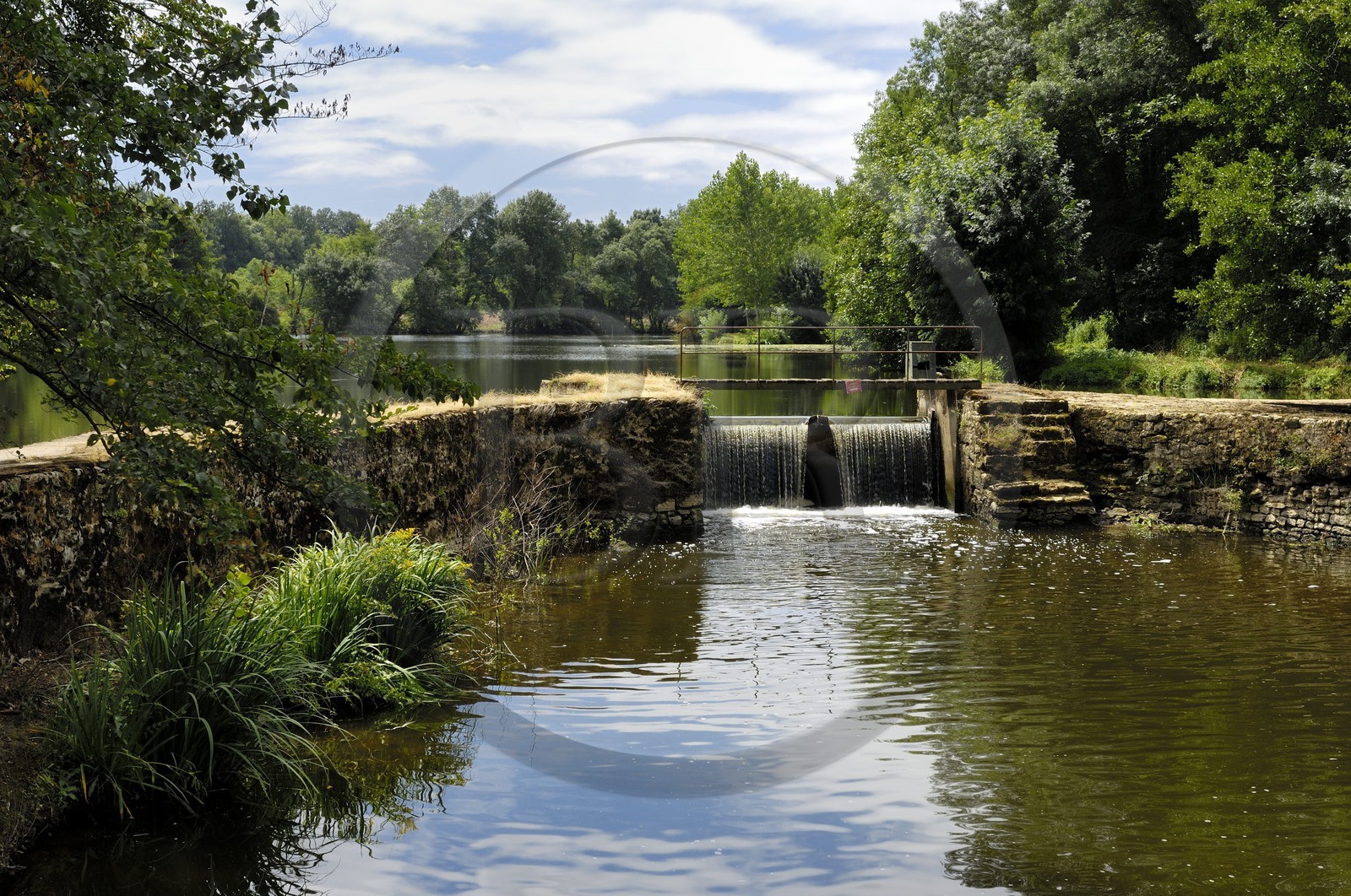France, Maine et Loire, Chateau de Montreuil Bellay, medieval lock in a place called La Salle