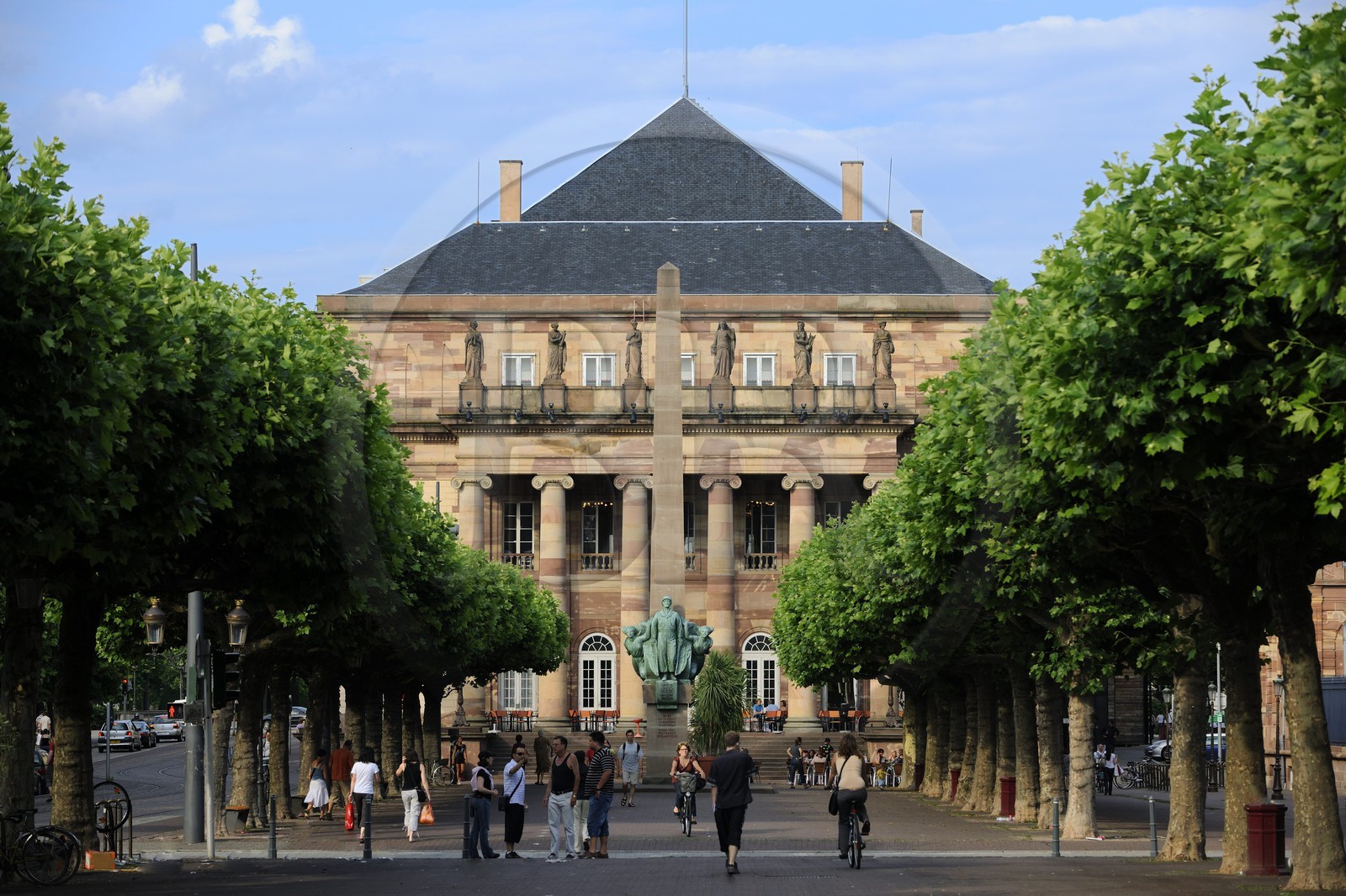 France, Bas-Rhin (67), Strasbourg, l'Opéra sur la place Broglie