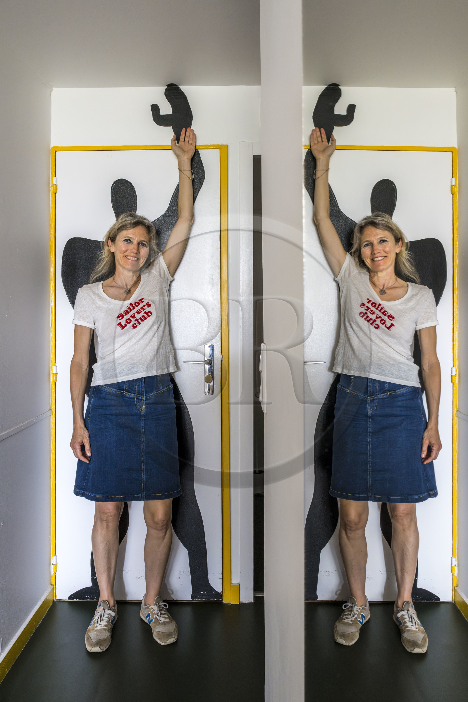 France, Bouches du Rhone, Marseille, architectural work of Le Corbusier, listed as World heritage by UNESCO, the Cité Radieuse by the architect Le Corbusier, Hotel Le Corbusier and Restaurant Le Ventre de l'Architecte