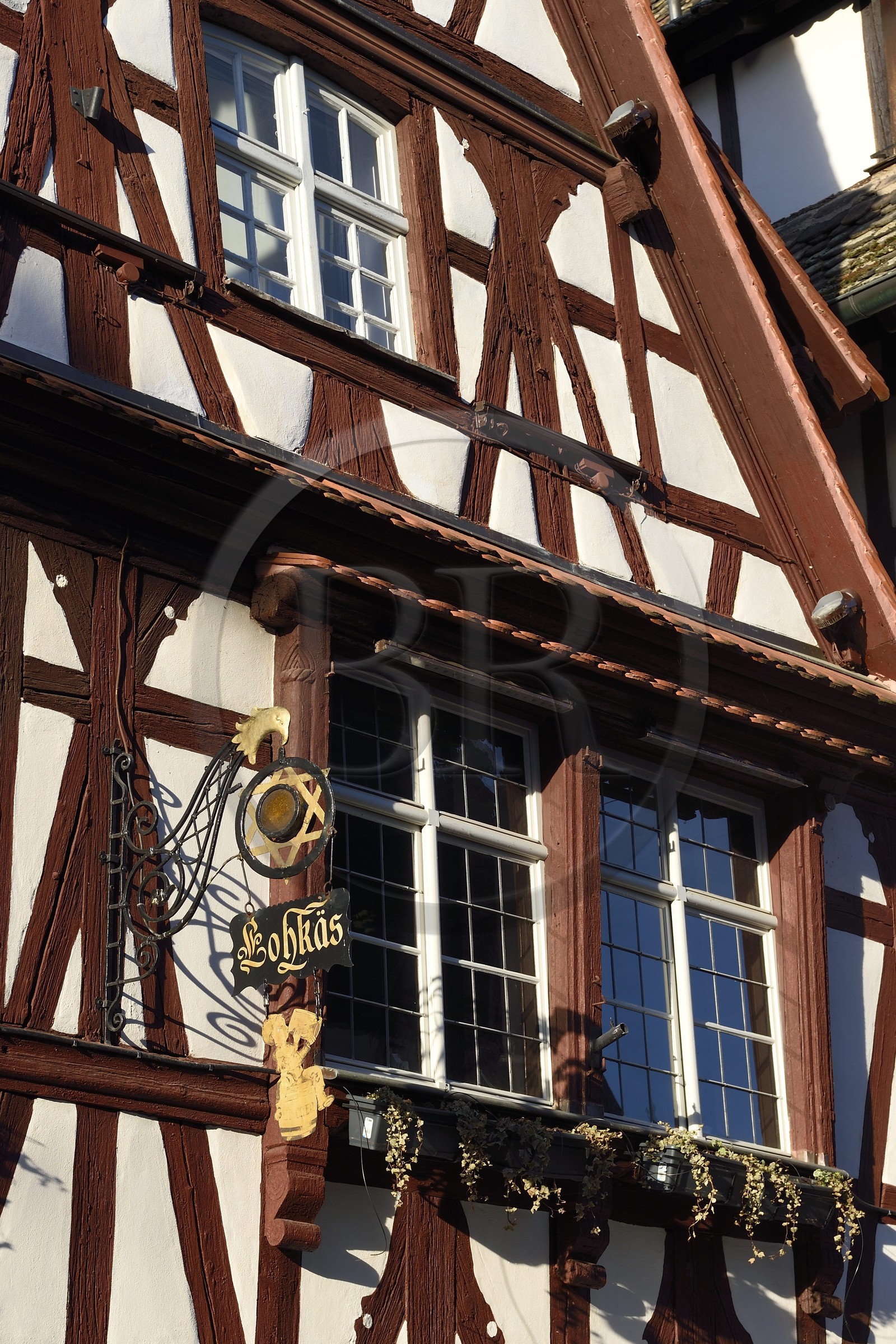 France, Bas-Rhin (67), Strasbourg, vieille ville classée au Patrimoine Mondial de l'UNESCO, quartier de la Petite France, rue du bain aux Plantes