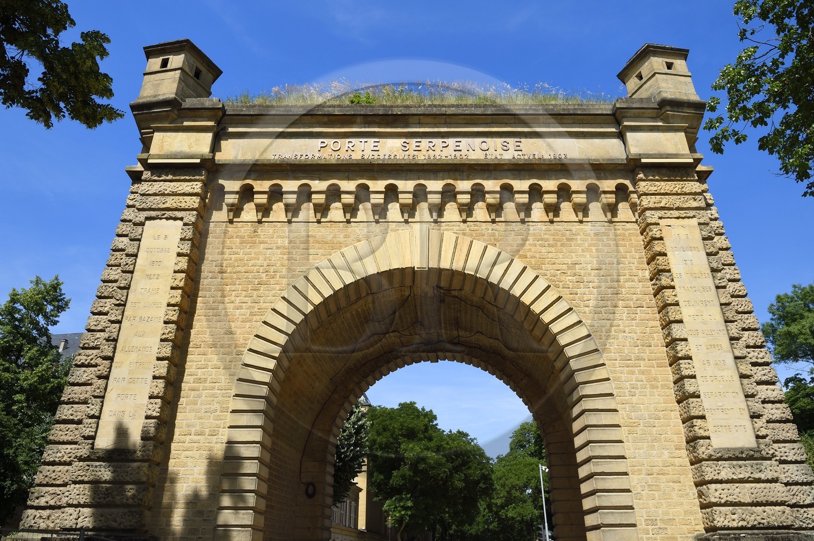 France, Moselle, Metz, the Serpenoise gate