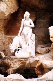 France, Yvelines (78), la Laiterie de la Reine en bordure du château de Rambouillet