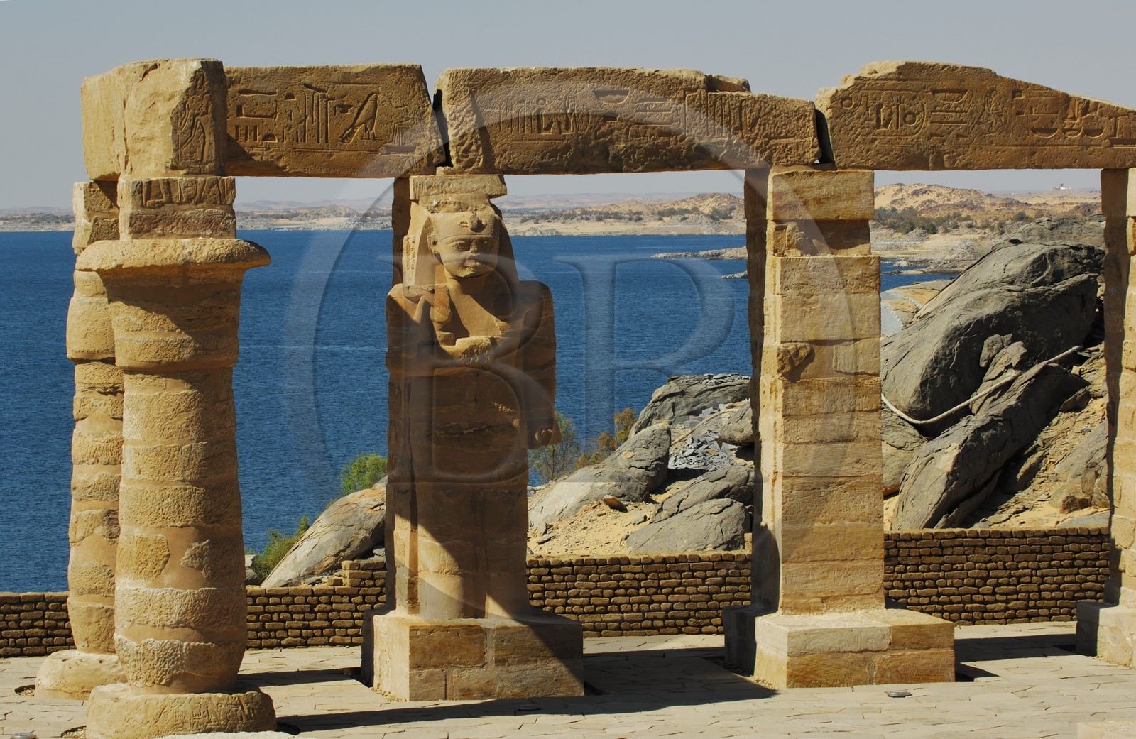 Egypte, Haute Egypte, Nubie, Lac Nasser, temple de Kalabsha