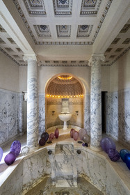 France, Alpes-Maritimes (06),  France, Alpes Maritimes (06), Beaulieu sur Mer, villa Kerylos de style neo-grec construite en 1908 par architecte Emmanuel Pontremoli, le Balaneion dédié aux naiades