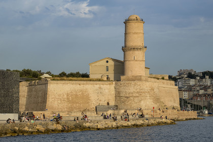 France, Bouches-du-Rhône (13), Marseille, le Fort Saint-Jean