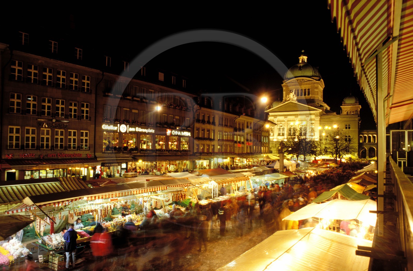 Suisse, Berne, marché de l'oignon qui a lieu une fois par an