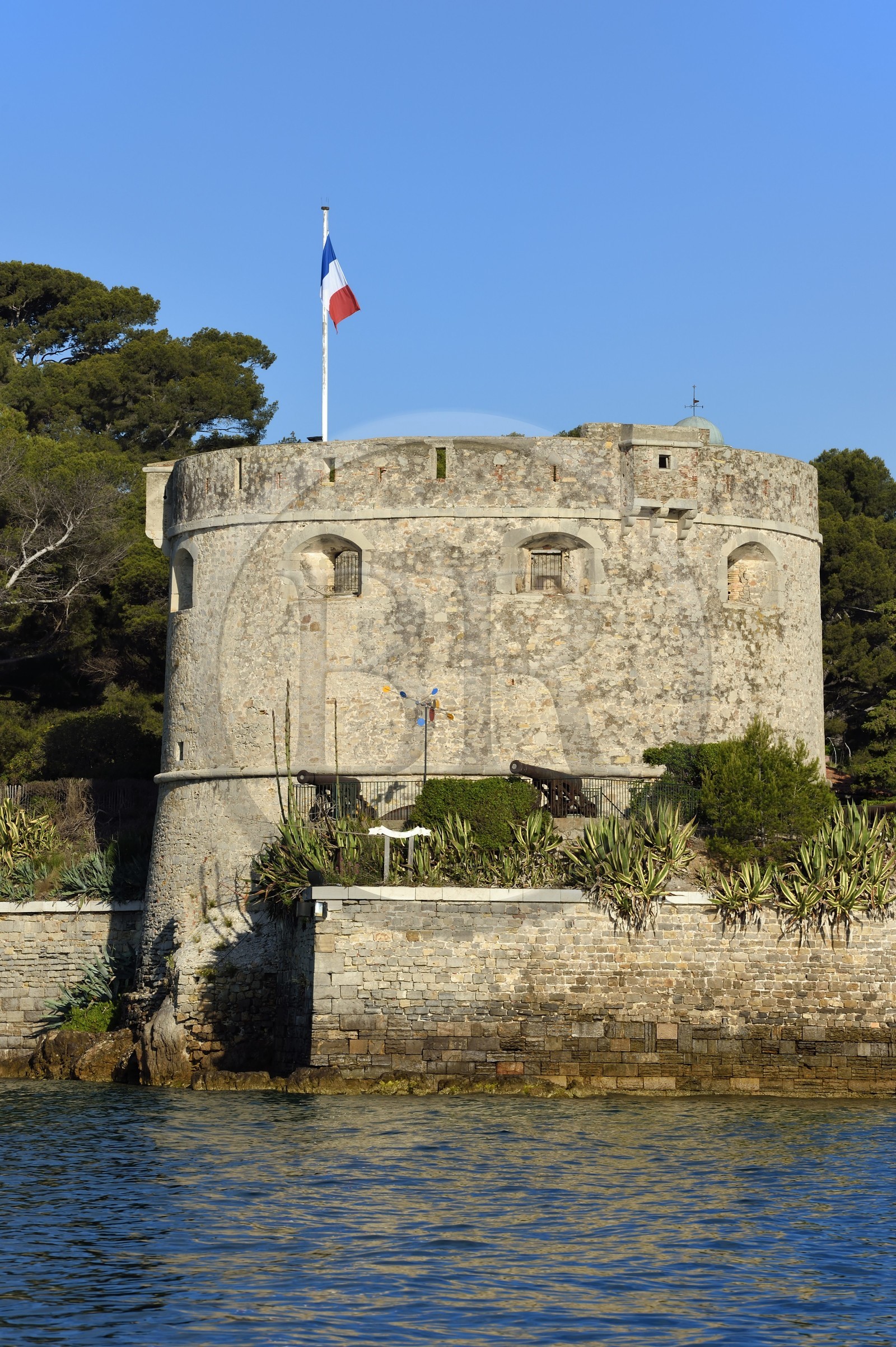 France, Var, the Rade (Roadstead) of Toulon, La Seyne sur Mer, district of Tamaris, the Fort Balaguier