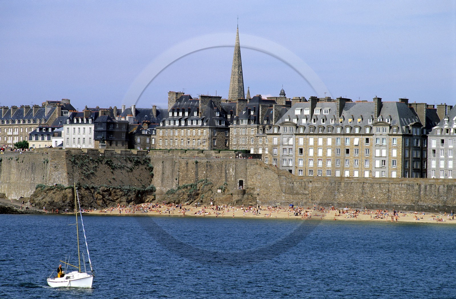 France, Ille et Vilaine, Saint Malo, ramparts of the city
