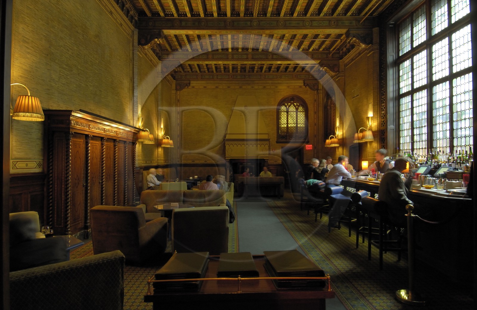 Etats-Unis, New York, Manhattan, le bar Campbell Apartment de Grand Central Station  United States, New York, Manhattan, the bar Campbell Apartment at Grand Central Station
