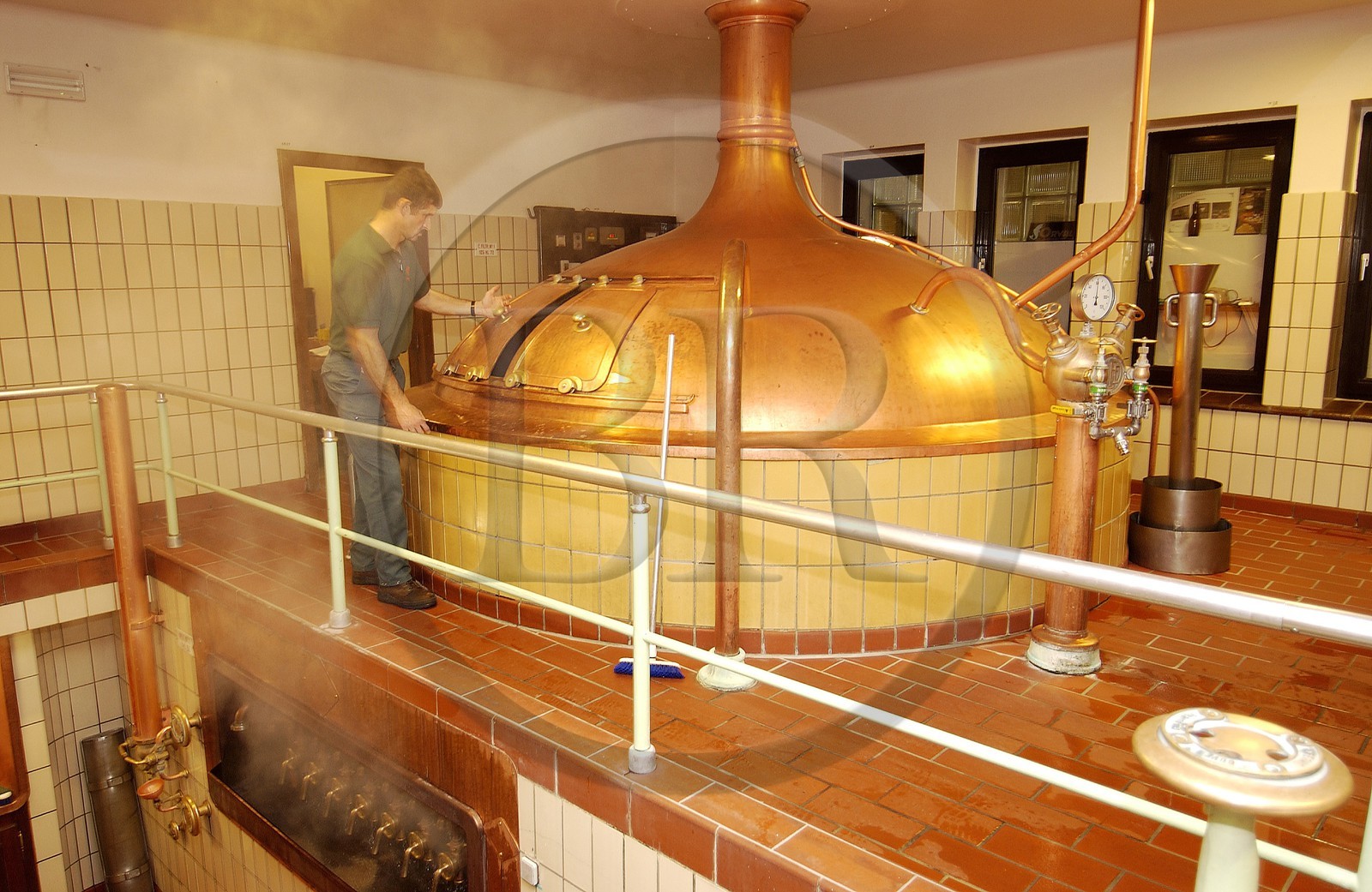 Belgium, Wallonia, region of Bouillon, the brewery of the Orval abbey