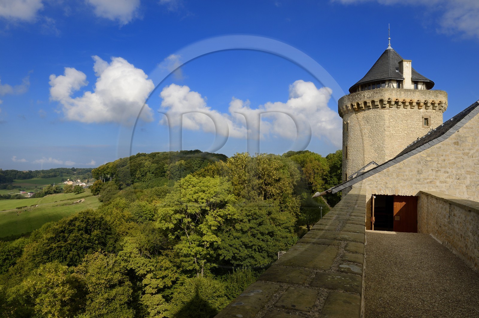 France, Moselle, Manderen, Malbrouck castle