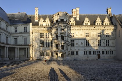 France, Loir-et-Cher (41), vallée de la Loire classée au Patrimoine Mondial de l'UNESCO, château de Blois, l'aile François 1er