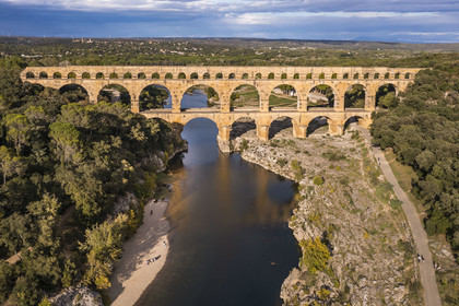 France, Gard (30),  (vue aérienne)