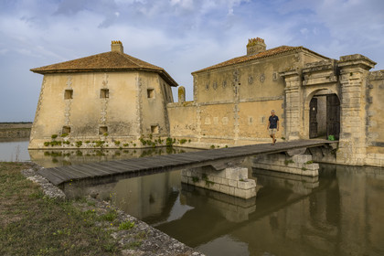 France, Charente Maritime, Saint Nazaire sur Charente, Fort Lupin on Charente River banks built by Vauban