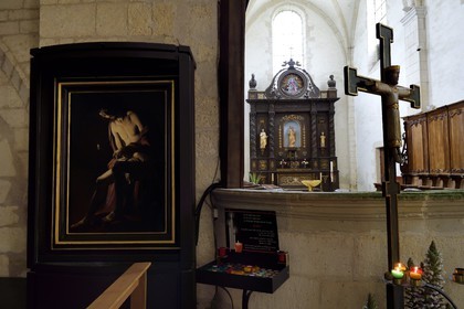 France, Dordogne, Perigord Blanc, Chancelade Romanesque abbey