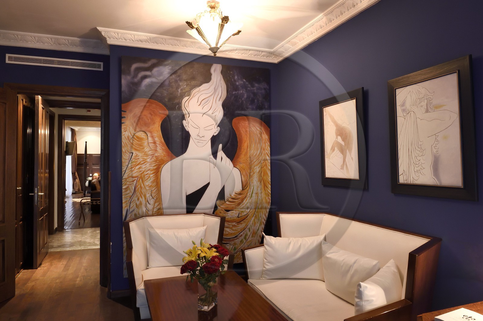 Morocco, Casablanca, Hotel and Spa Le Doge Relais et Chateaux, the Jean Cocteau Suite