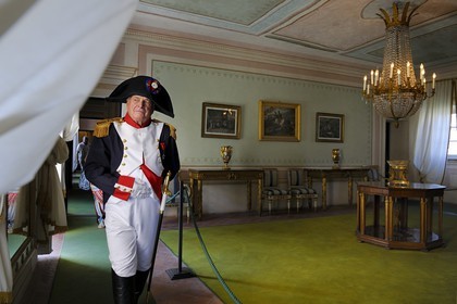 Italie, Toscane, l’Ile d’Elbe, Portoferraio, Napoléon 1er dans sa maison du Palazzina dei Mulini
