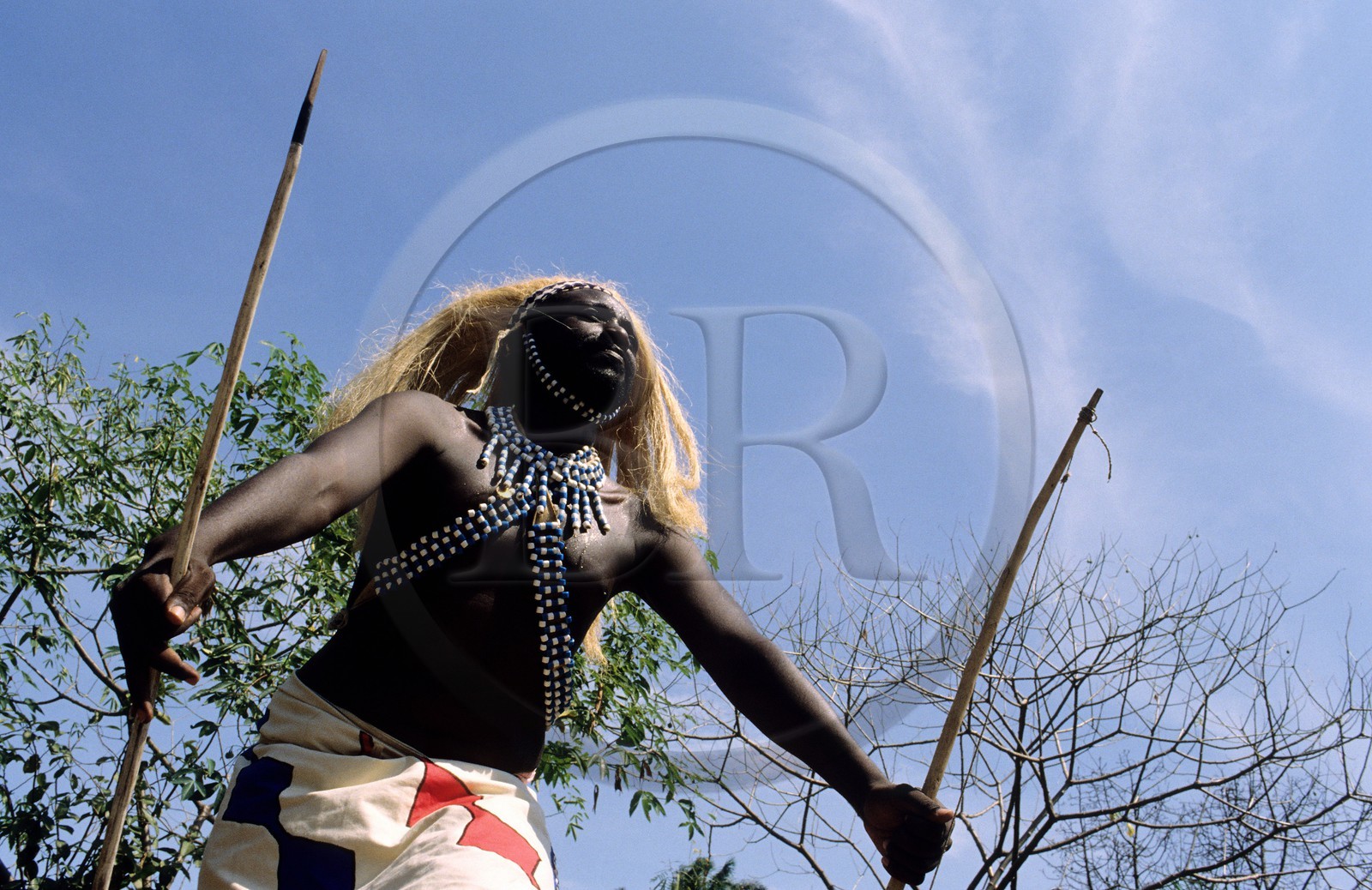 Burundi, traditional dancer Intore ( Rwandan dance)