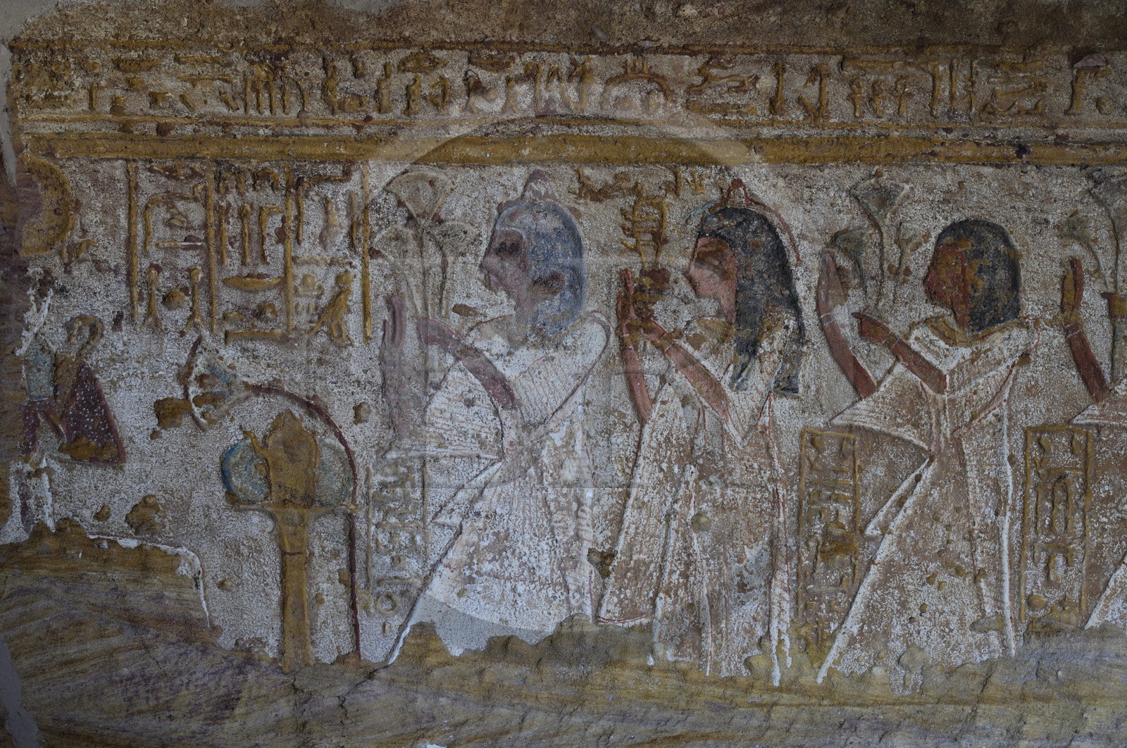 Egypte, Haute Egypte, Nubie, Lac Nasser, site d'Amada, la tombe de Pennout