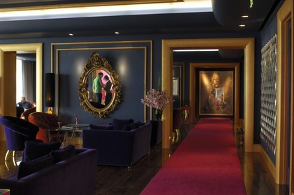 Irlande, comté de Galway, Galway, the G Hotel, par Douglas Wallace Architects and Designers et Philip Treacy