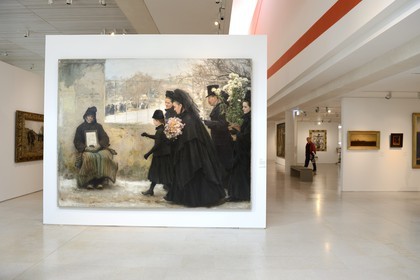 France, Meurthe-et-Moselle (54), Nancy, place Stanislas, musée des Beaux Arts, La Toussaint (1888) de Emile Friant