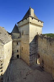 France, Dordogne (24), Périgord Noir, vallée de la Dordogne, Castelnaud-la-Chapelle labellisé Les Plus Beaux Villages de France, le château de Castelnaud-la-Chapelle