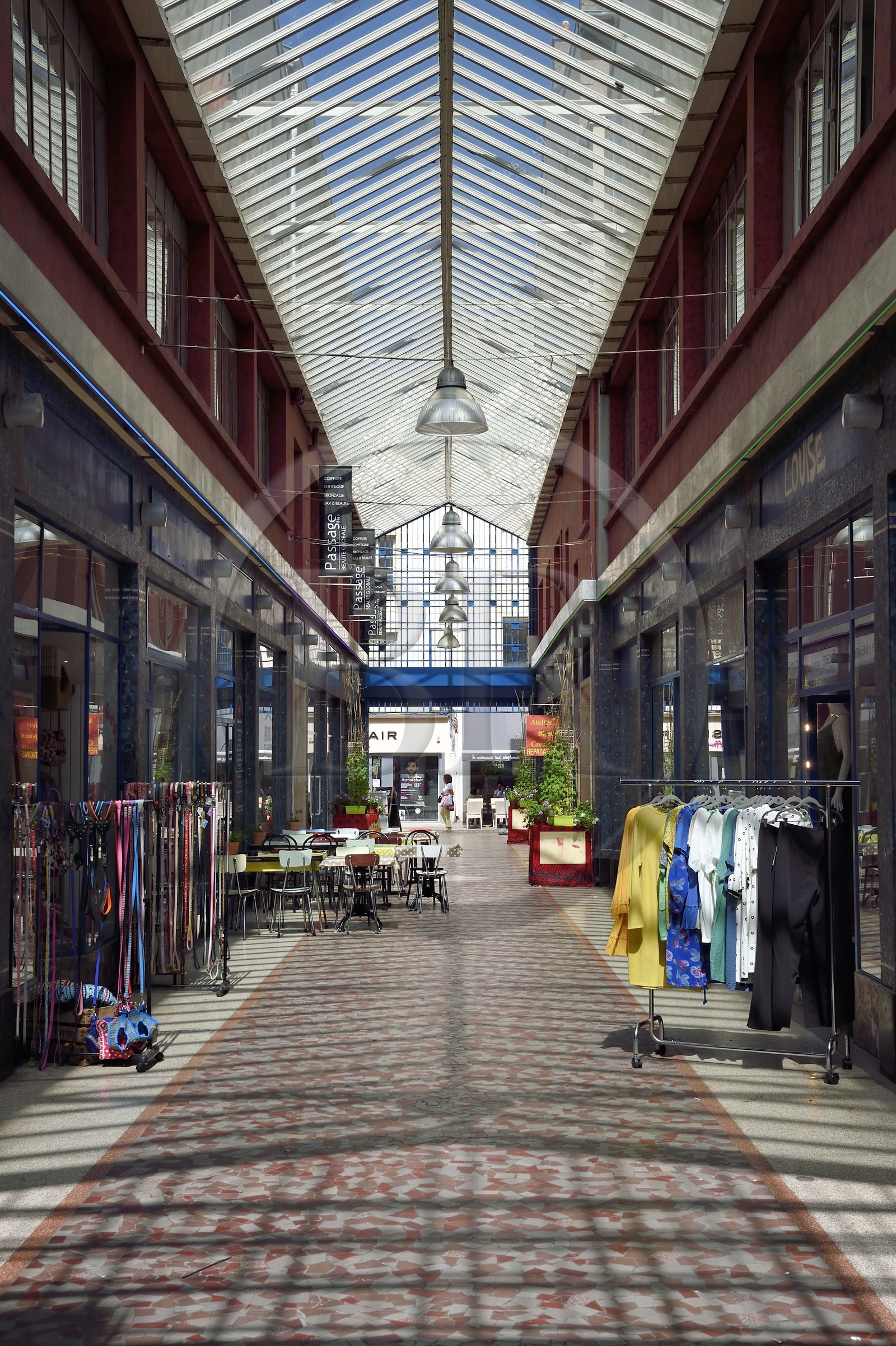 France, Meurthe et Moselle, Nancy, the Passage Bleu built in 1932 on the plans of the architect Émile André by his sons Jacques and Michel