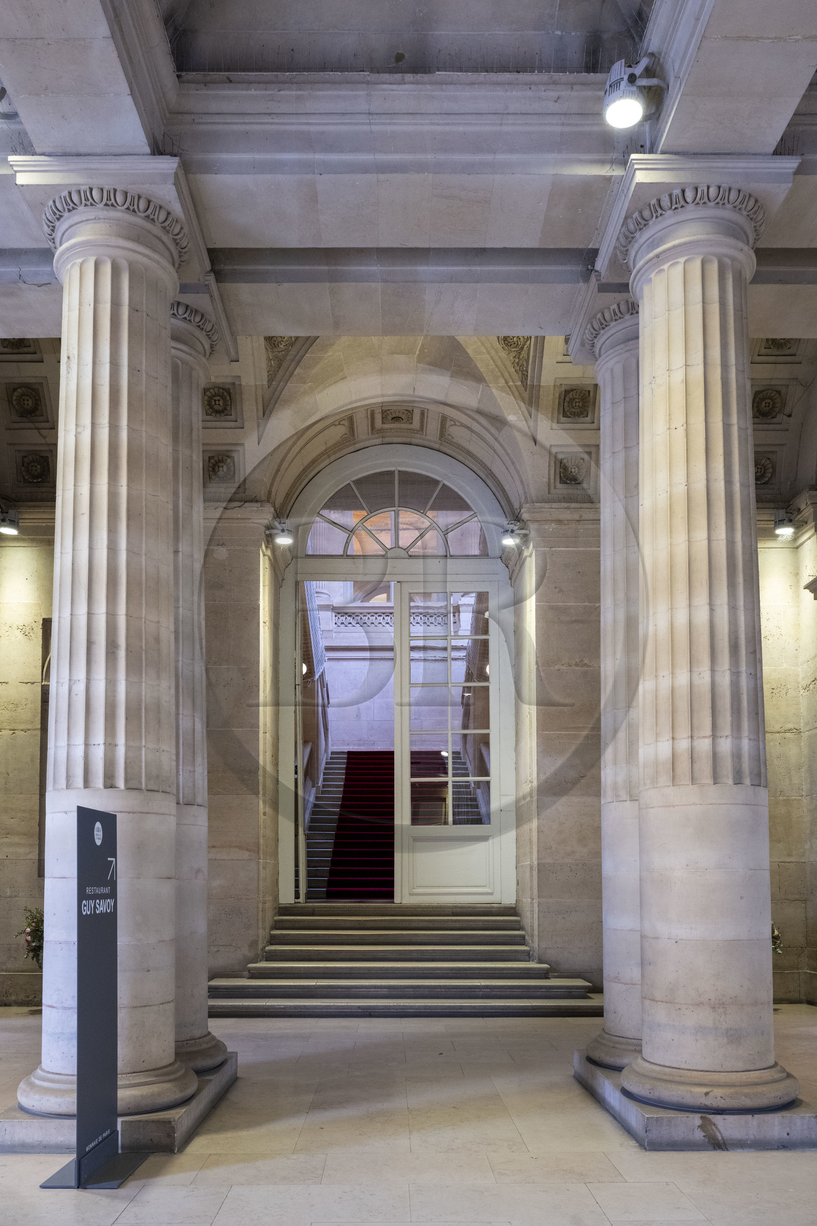 France, Paris, the Monnaie de Paris (Paris Mint), Restaurant Guy Savoy