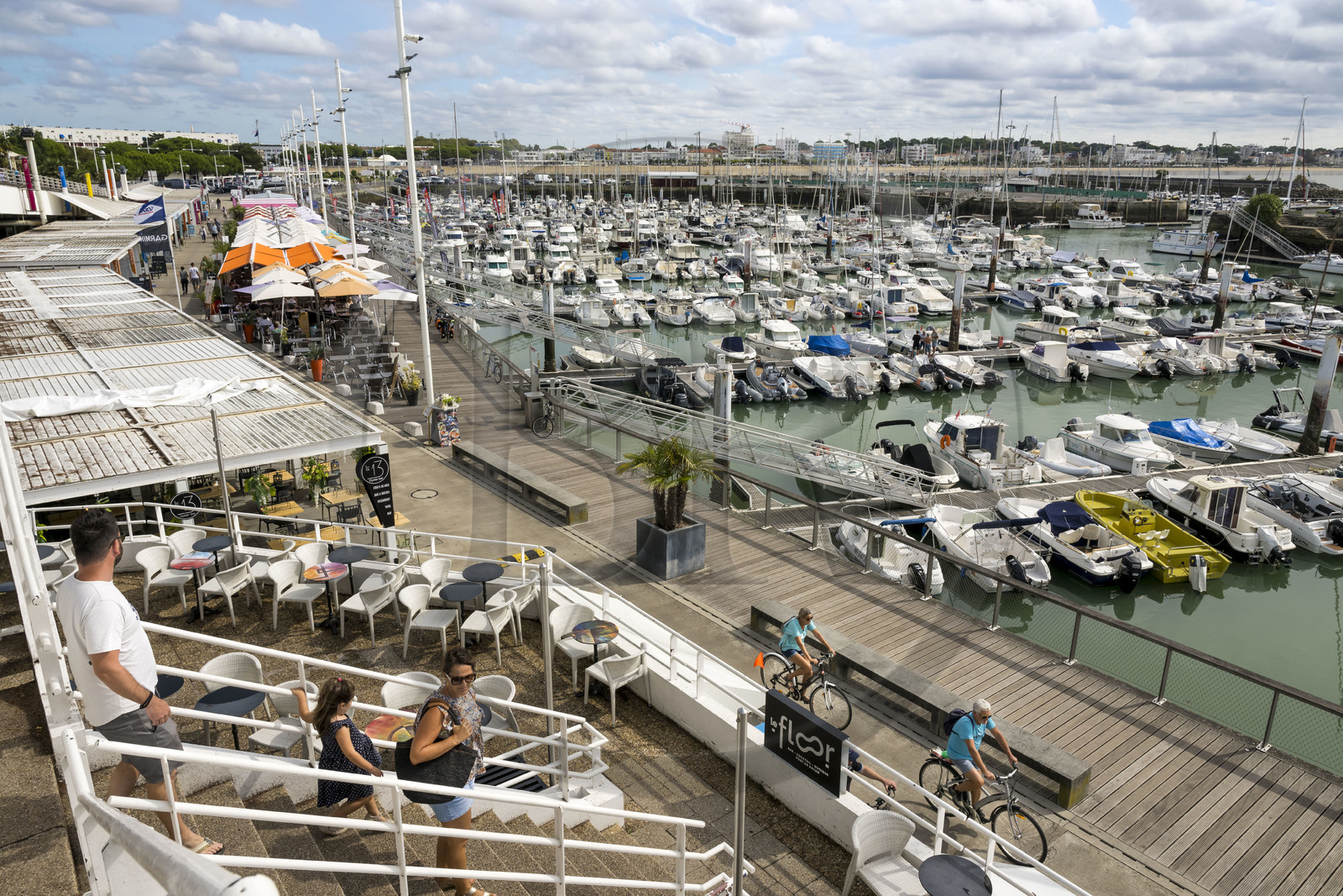 France, Charente-Maritime, Royan, the Voutes du Port at the marina