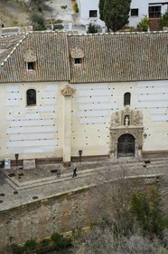 Espagne, Andalousie, Grenade, Convento de Santa Catalina de Zafra dans l'ancien quartier arabe de l' Albayzin classé Patrimoine Mondial de l'UNESCO