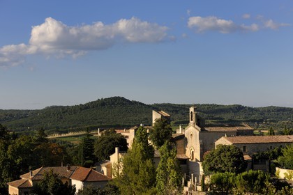 France, Gard (30), région du Pays d'Uzège, Saint-Siffret, église du 12ème siècle