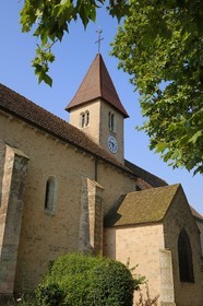 France, Saône et Loire (71), Préty, l'église romane
