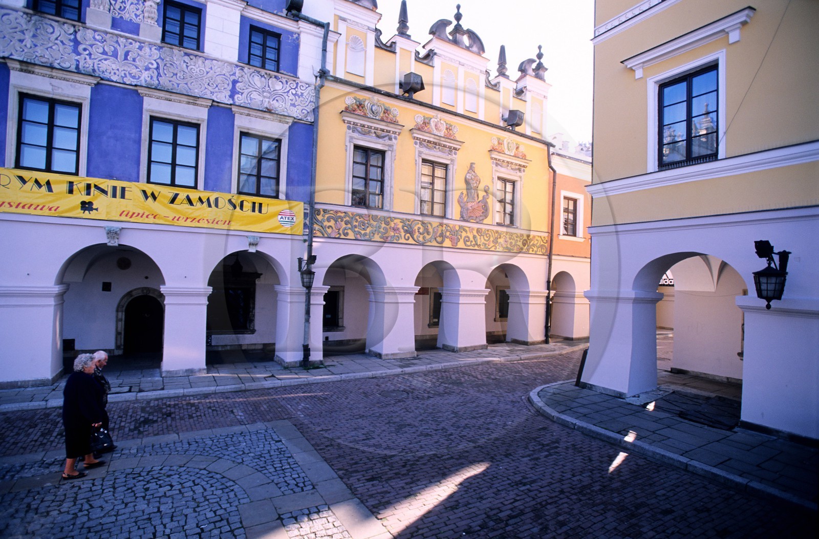 Pologne, région de Lublin, ville Renaissance de Zamosc classé Patrimoine Mondial de l' UNESCO, maison dite de La Madone sur la place du marché, construite par de riches commerçants arméniens