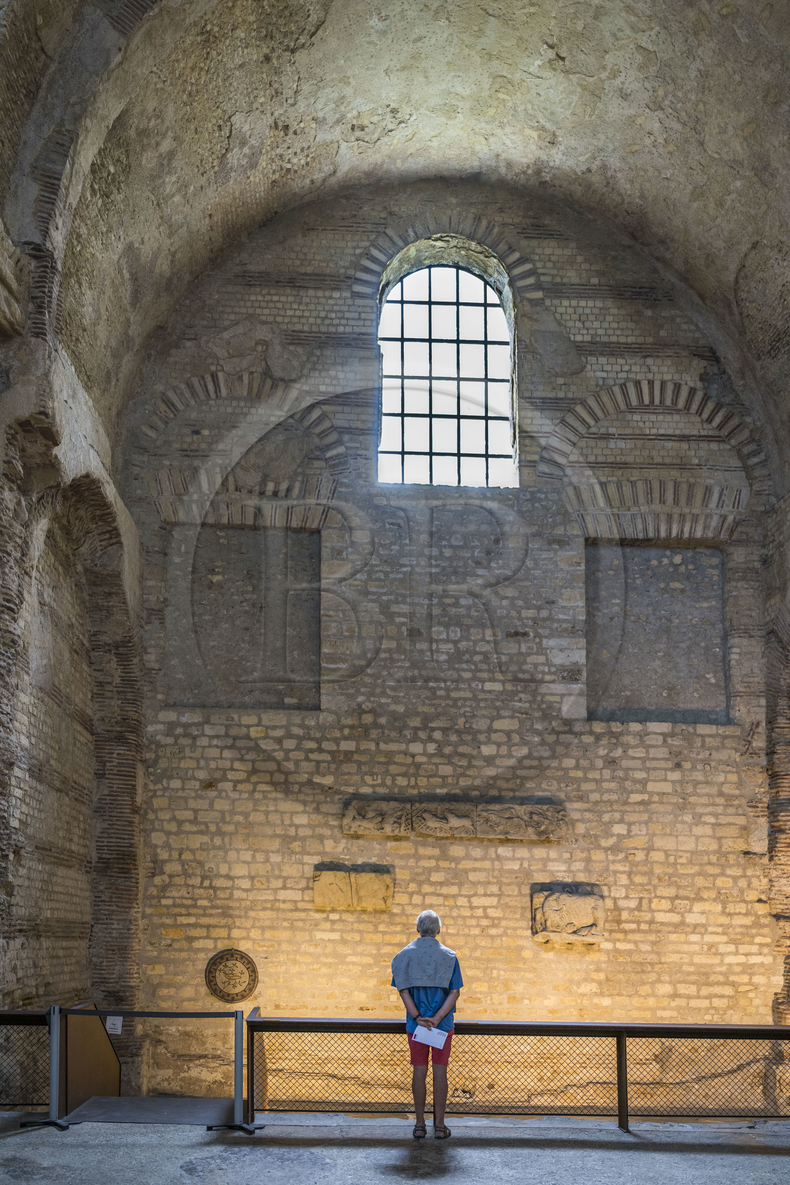 France, Paris (75), Musée de Cluny - Musée national du Moyen-Age, Frigidarium des thermes de Cluny, collections Romaines et Gauloises