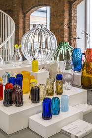 France, Moselle (57), Meisenthal, la boutique du Centre international d’Art verrier (CIAV)