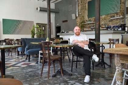 France, Var, Toulon, restaurant and cultural place Le Télégraphe, chef Arnaud Tavarec