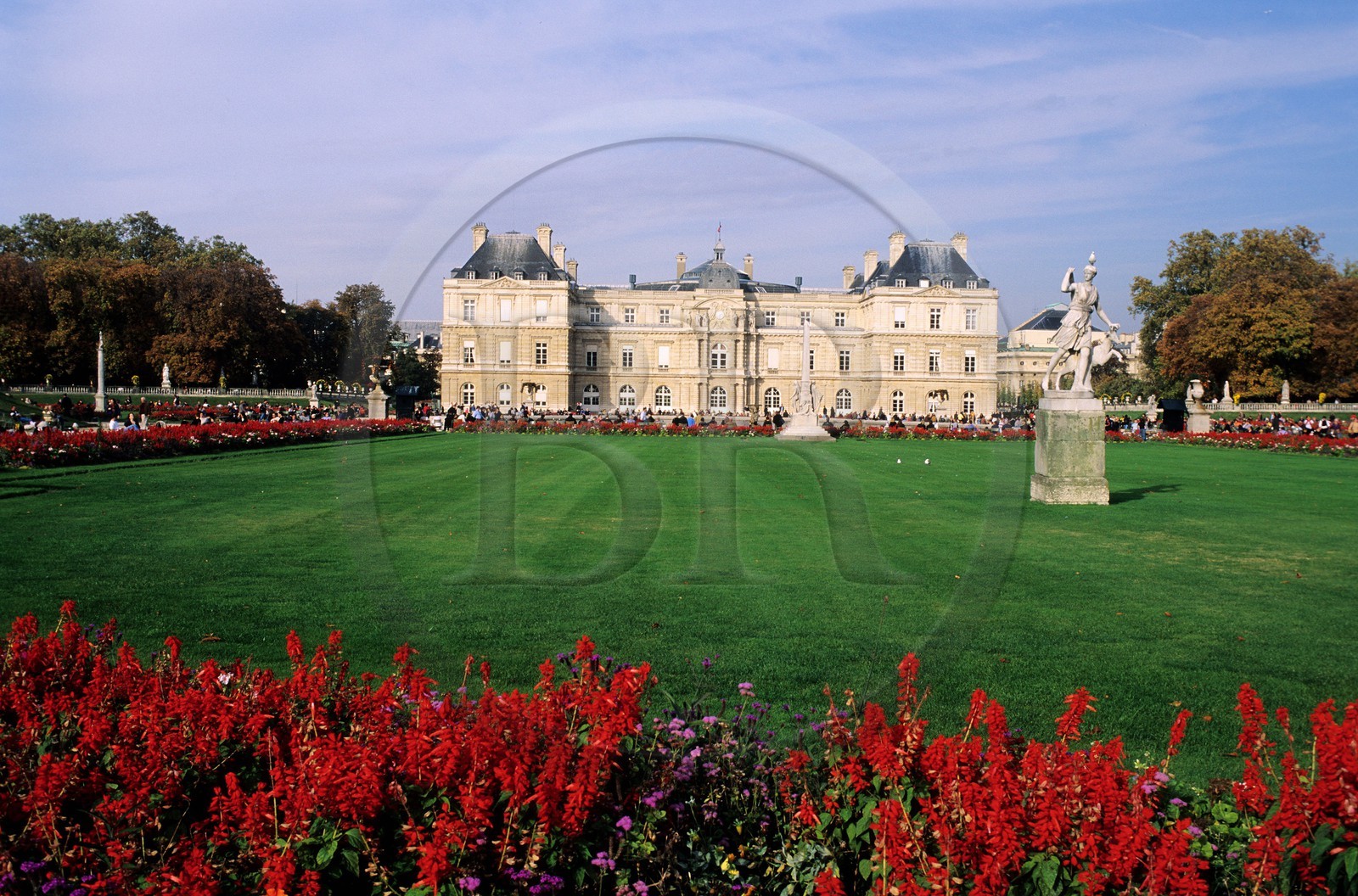 France, Paris (75), les jardin du Luxembourg, le Sénat