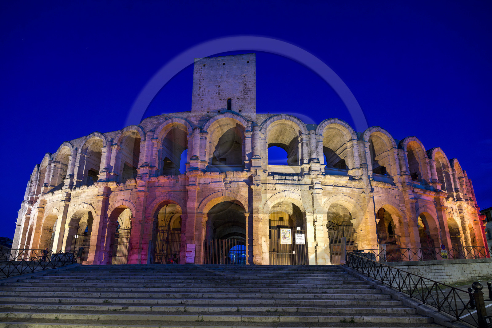 France, Bouches-du-Rhône (13), Arles, les Arènes, amphithéatre romain construit vers 80-90 apr. J.-C., classé Patrimoine Mondial de l'UNESCO