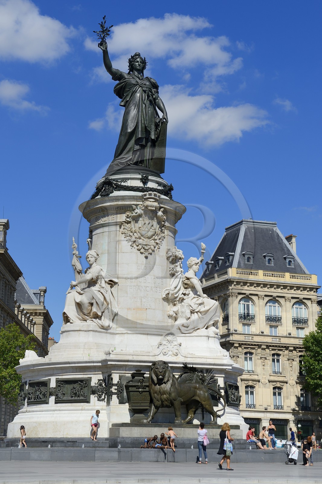 France, Paris, place de la République