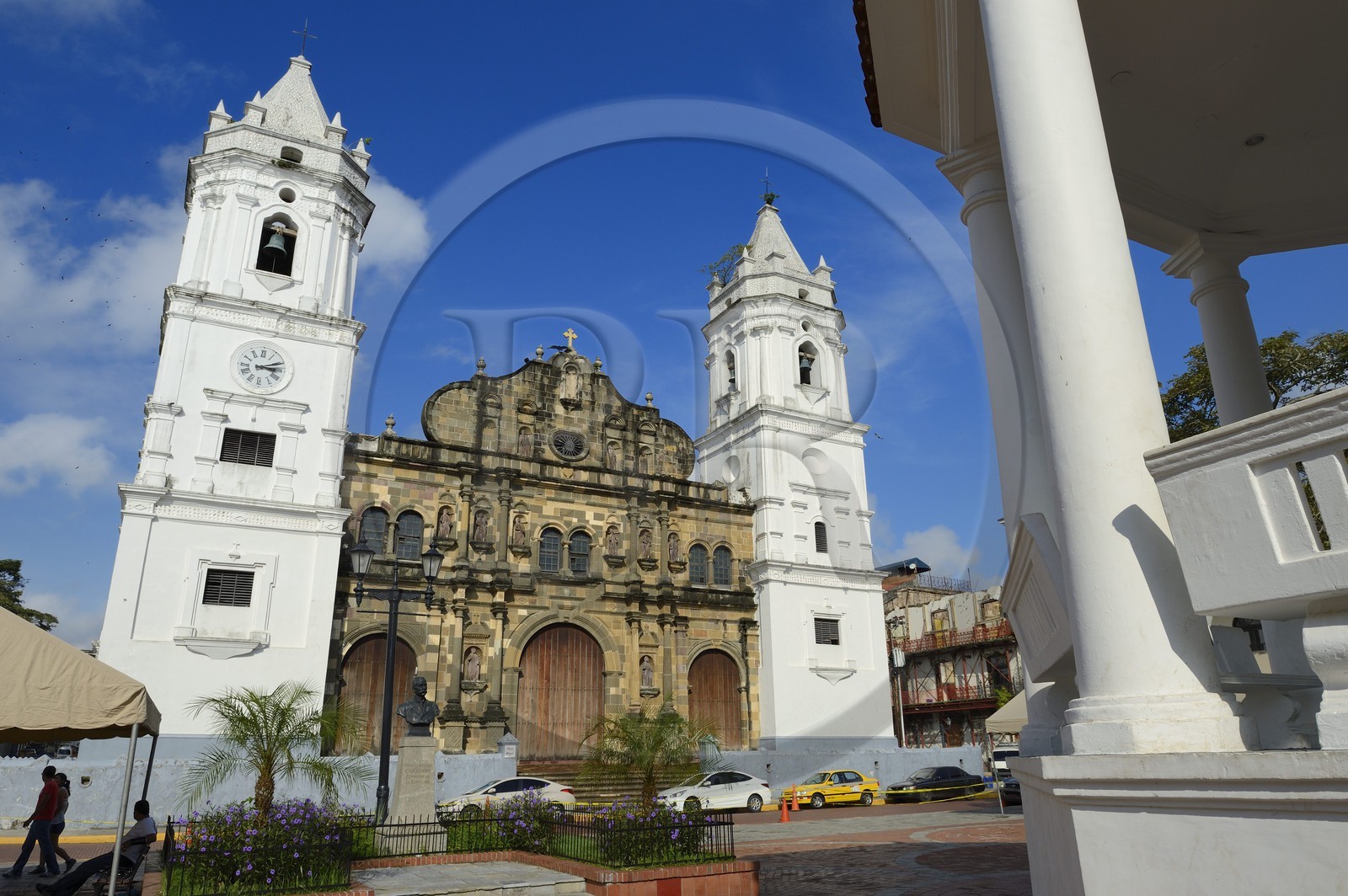 Panama, Panama City, historic town listed as World Heritage by UNESCO, Casco Antiguo (Viejo), Barrio San Felipe, the cathedral of the XVIIth century