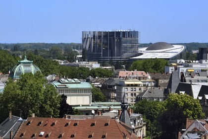 France, Bas Rhin, Strasbourg, European district, the European Parliament, Louise Weiss building
