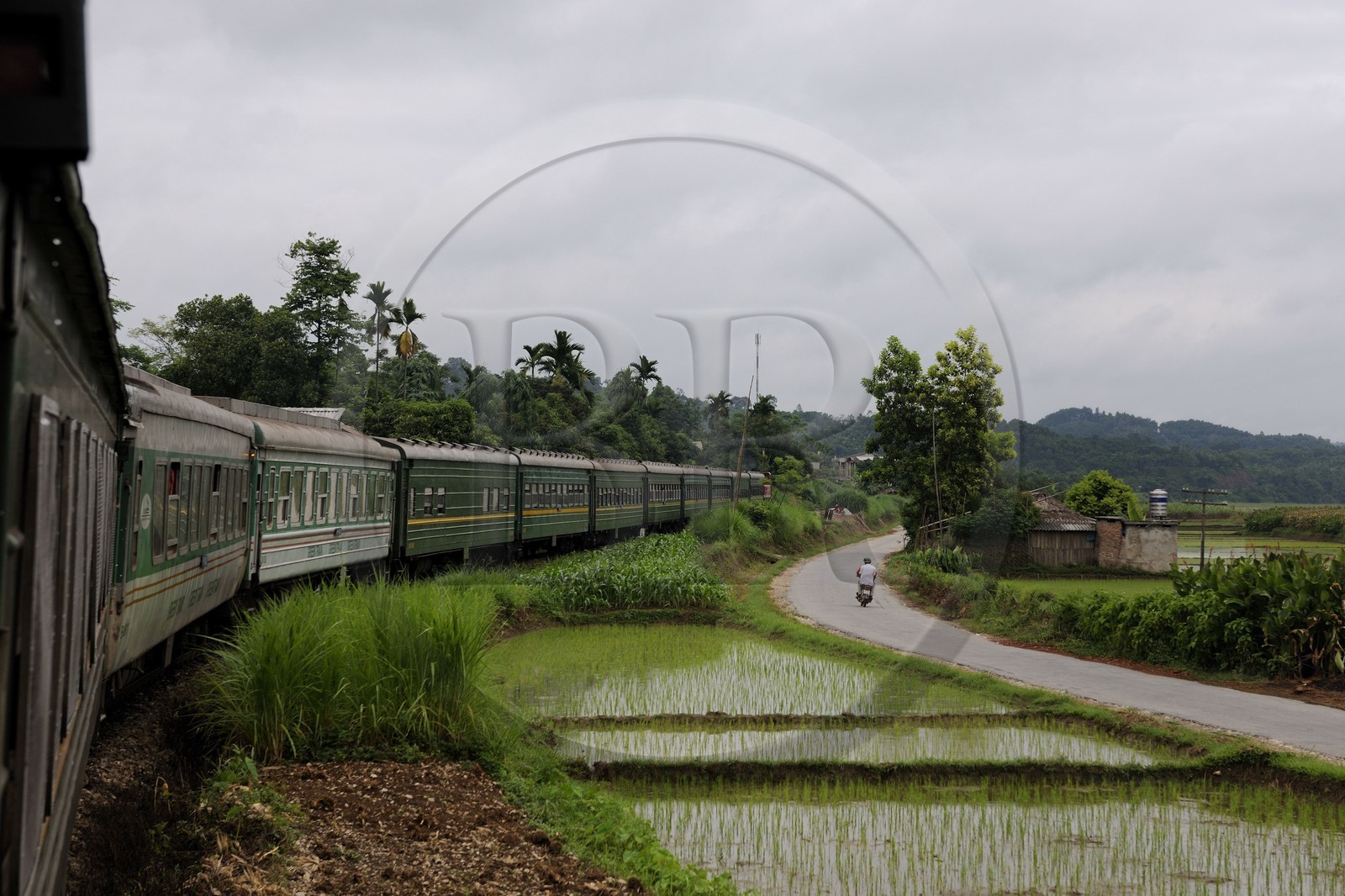 Vietnam, day train from Lao Cai to Hanoi