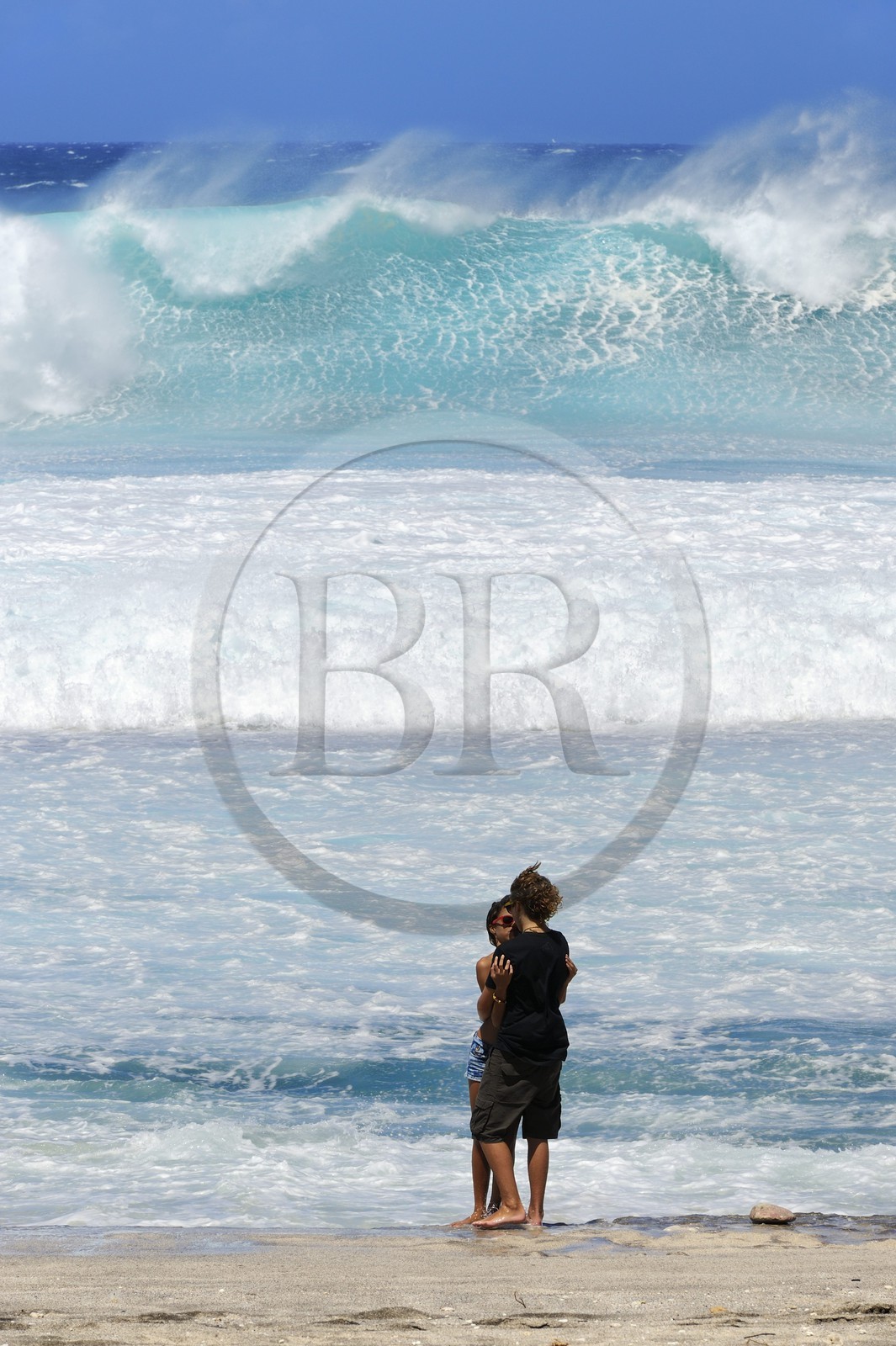 France, île de la Réunion, la côte sud, plage de Grand-Anse