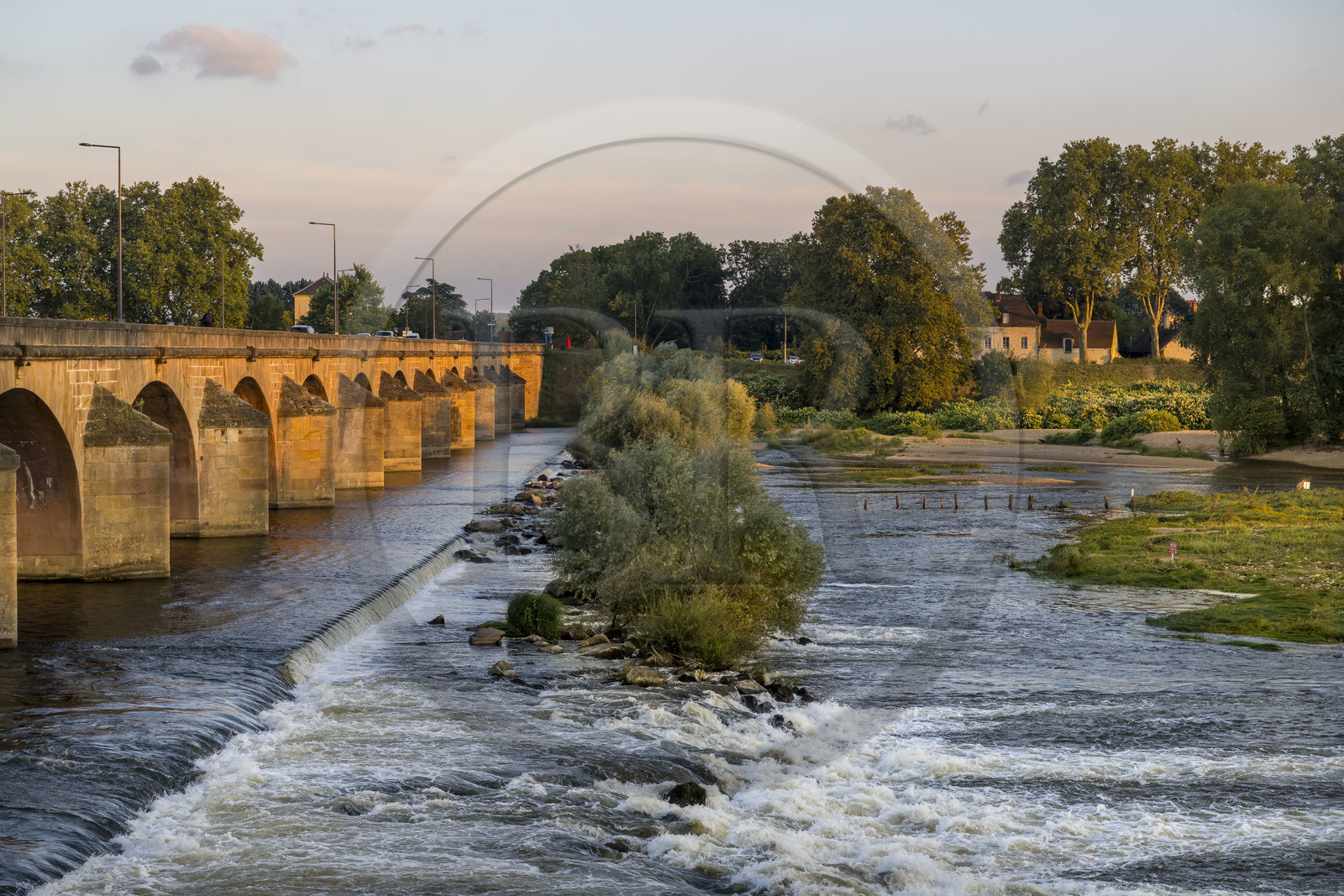 France, Nièvre, Nevers, the Pont de la Loire