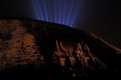 Egypt, Upper Egypt, Nubia, Abu Simbel, site listed as World Heritage by UNESCO, Ramesses II Temple