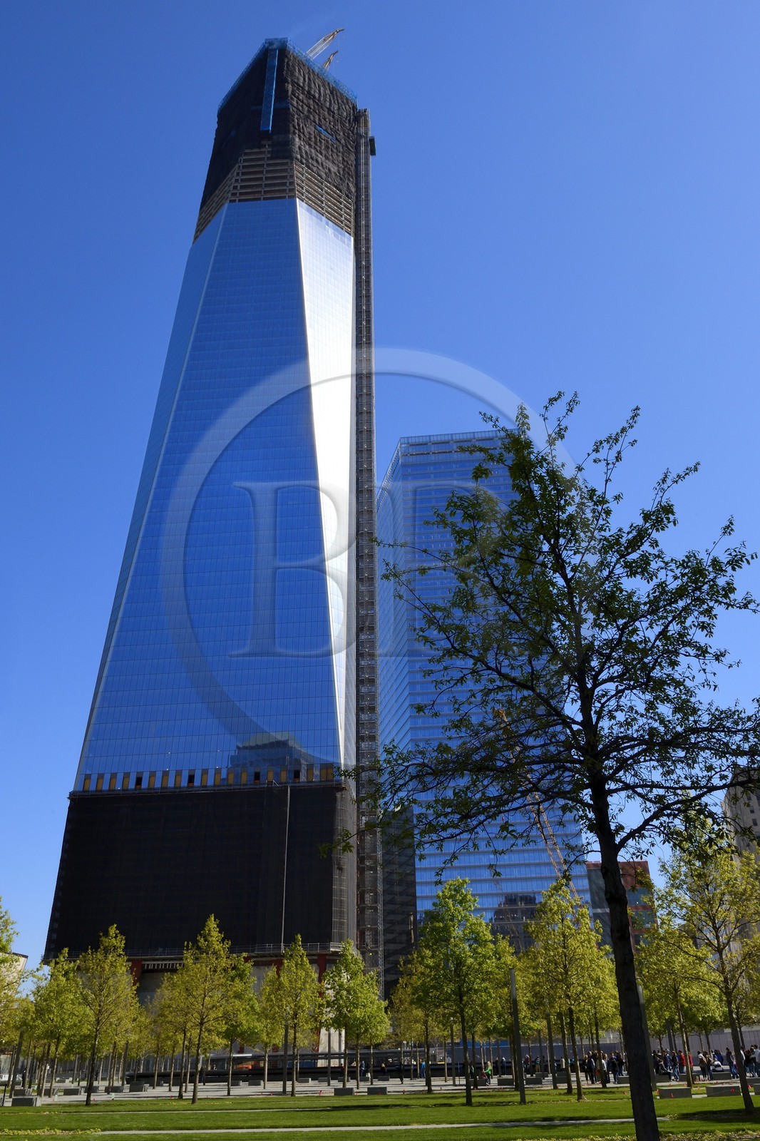 United States, New York,  Manhattan, 9 11 Memorial, One World Trade Center (1WTC) that became the tallest building in NYC since April 30, 2012