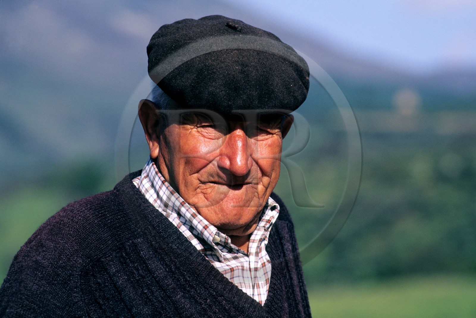 Espagne, Estrémadure, Guadalupe, portrait d'un habitant de la ville